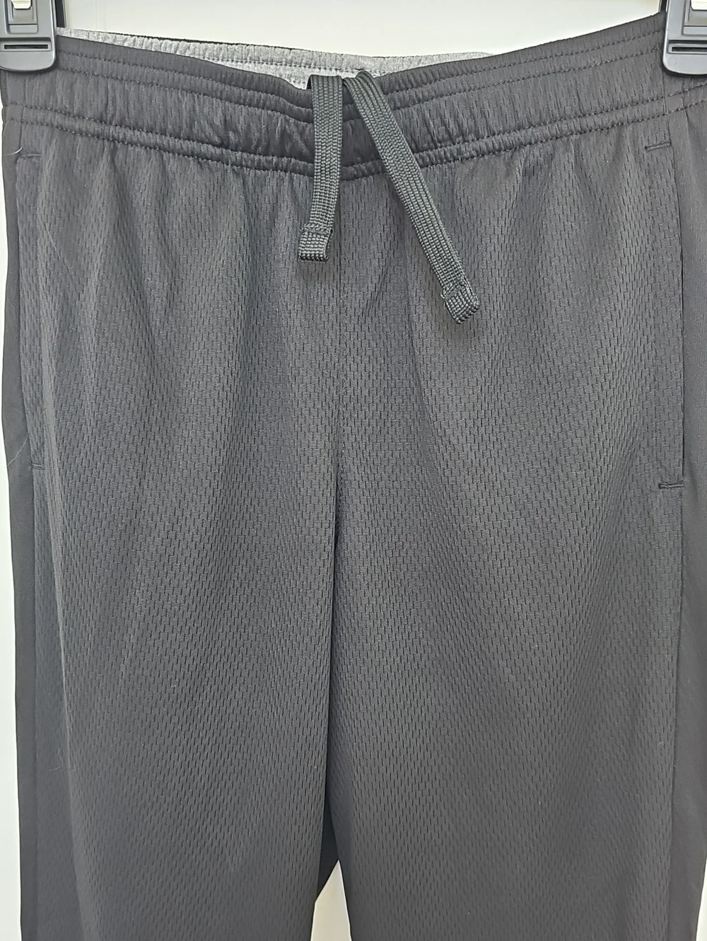 Athletic Works Black Drawstring Athletic Pants Boys Sz L 10-12